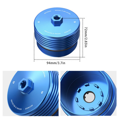 Aluminum Oil Filter Housing Cap for BMW N54/N55/S55/N20 Engines